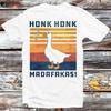 230 Gsm 100% Cotton Funny Goose Honk Honk Madafakas Duck Meme T Shirt Vintage Retro Cool Gift Mens Womens Unisex Cartoon Anime Top Tee B493