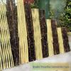 Бамбуковый плетень для сада - Выдвижная наружная стена и опора для цветов