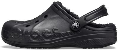Сабо Crocs Baya Lined, Черный/Черный, 23 см