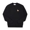 Maison Kitsune Gu00342km0002 P199 Chillax Fox Patch Public Sweatshirt