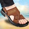Sandals for Men Summer New Open Toe Youth Beach Shoes Classic Slippers Non-Slip Men's Comfortable Soft Bottom Flat Sandals 2024