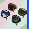 1PC New Foldable Second-generation Sunglasses, Advanced Sunscreen Sunglasses, Women's Trend Outdoor Travel Vacation Driving Glasses