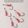 5/10Pcs Live Shrimp Fixing Hook Heavy Duty Steel Barbed Fishhook Freshwater Saltwater Catfish Bass Fishing Hook Fishing Accessories