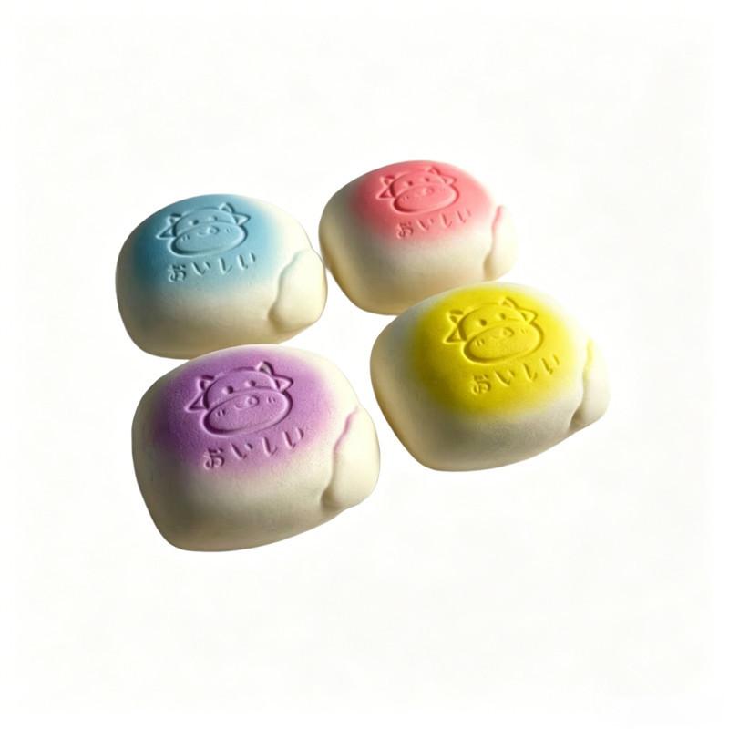Slow Rising Pinch Milk Bread Toy Non-Toxic Soft Squeeze Gadget for Office Worker Stress Relief Children's Day Presents