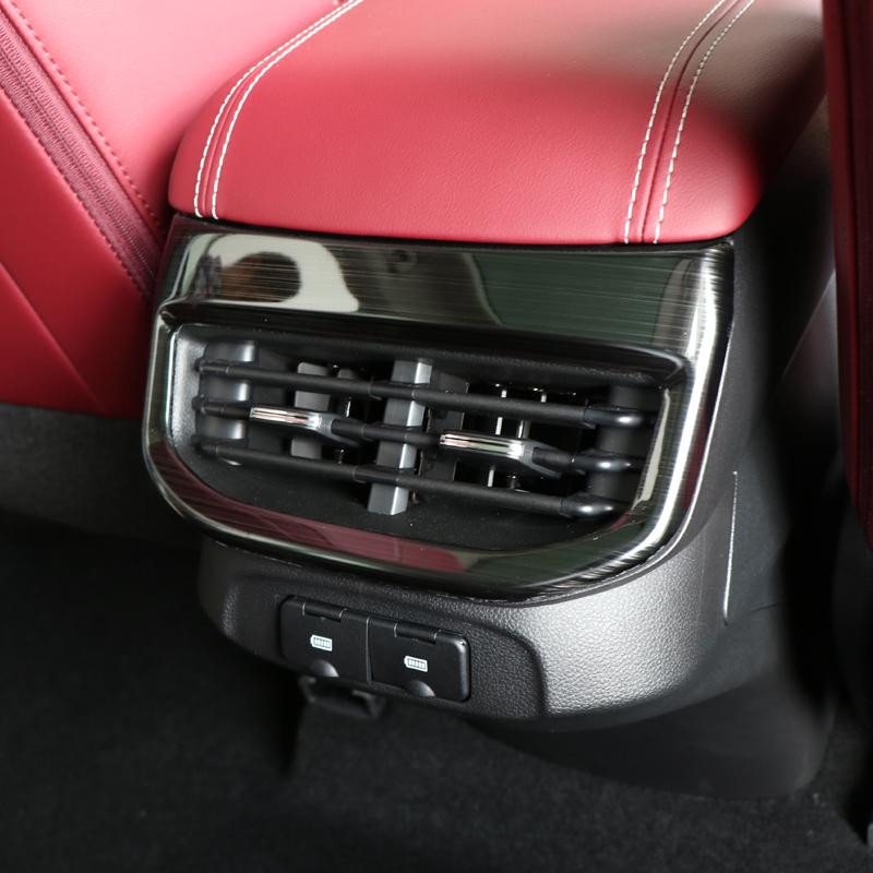 Наклейка на заднее сиденье автомобиля, накладка на рамку выходного отверстия кондиционера для Haval H6 3-го поколения 2021 2022 2023 2024 GT PHEV