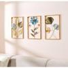 Leaves Metal Wall Decor | Elegant Nature-Inspired Iron Wall Hanging  | Wall Hanging | Wall Décor | Easy Installation | 37 X 25 Cm Each | Set of 3