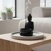 with Ash-Catching Chinese Zen Incense Stick Holder Meditating Monk Stick Incense Holder  Home Decor