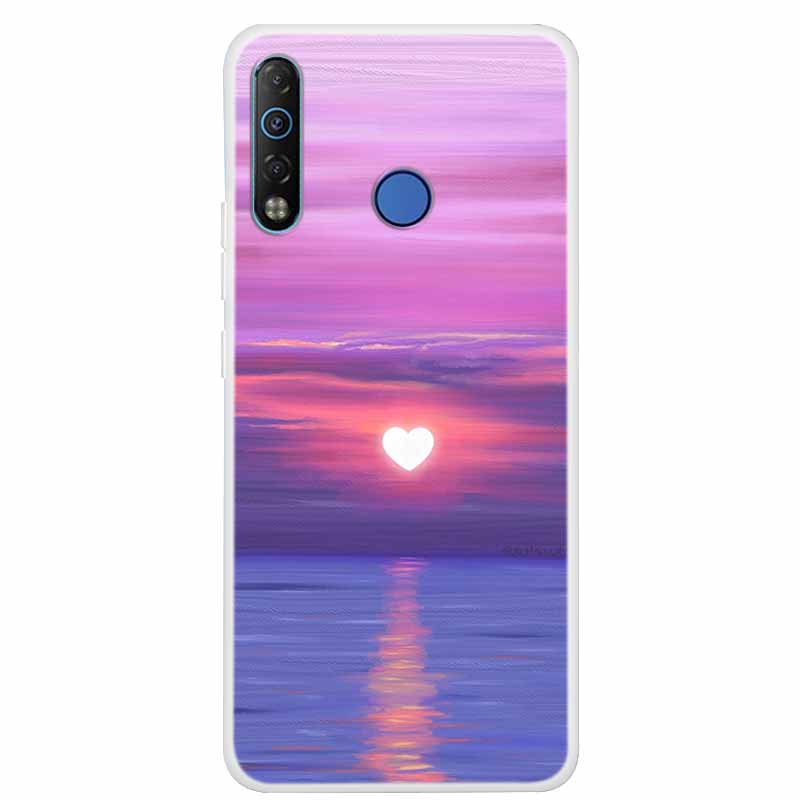 Чехол для телефона Tecno Camon 12 Air CC6 Чехол Силиконовый Мягкий ТПУ Задняя крышка Для Tecno Camon 12 Чехол Для TECNO Spark 4 Funda Мультяшный