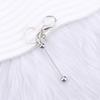 6Pcs Metal Beadable Keychain Bars Beading Key Chain Bar Blanks For Beads Pendant Jewelry Charms Lanyard Diy Crafts Gift