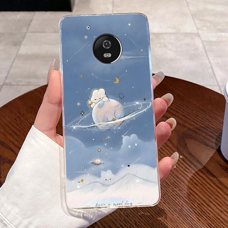 Case For Motorola Moto G5/Moto G5 Plus/Moto X 2017/Moto G5S/Moto G5S Plus Clear Silicone Soft TPU Cover Cute Cat Protective Case