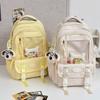 A Versatile Backpack A Cute and Transparent Bag and A Schoolbag for Primary and Secondary School Students