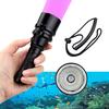 XPE UV 365nm-395nm Diver Light Underwater 100M LED Scuba Diving Flashlight 10W 365-395nm Lantern+18650 Battery+Battery Charger