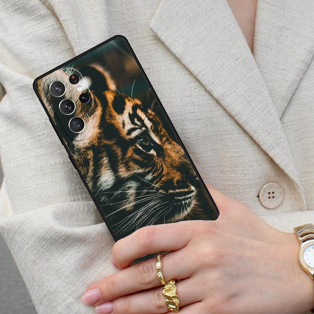 Чехол для телефона с тигром для Samsung Galaxy S26 Ultra S25 S24 S23 S22 S21 S20 Note10