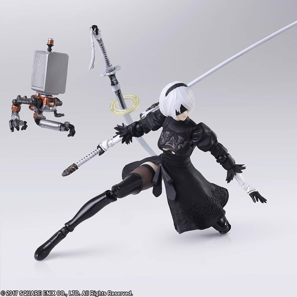 Автомата Bring Arts YoRHa Тип B Версия ПВХ Раскрашенная Фигурка Действия NieR № 2 2.0