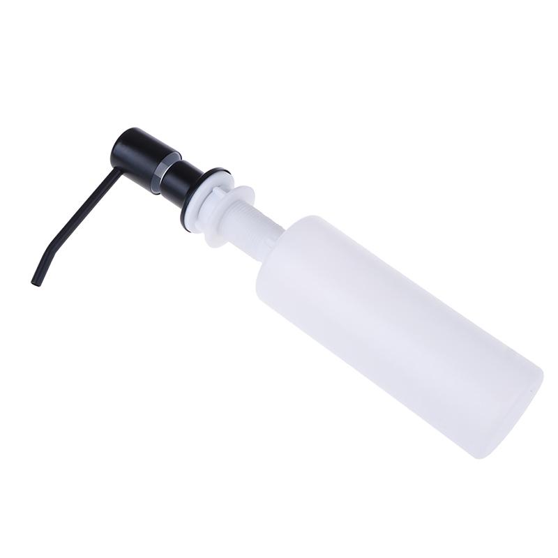 Черный дозатор мыла для кухонной раковины, ручной дозатор мыла для ванной комнаты