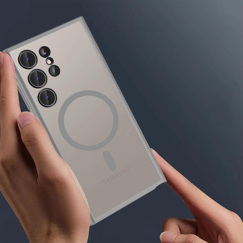 Etui Tech-Protect Magmat Magsafe Na Samsung Galaxy S24 Ultra - Tytanowy Mat