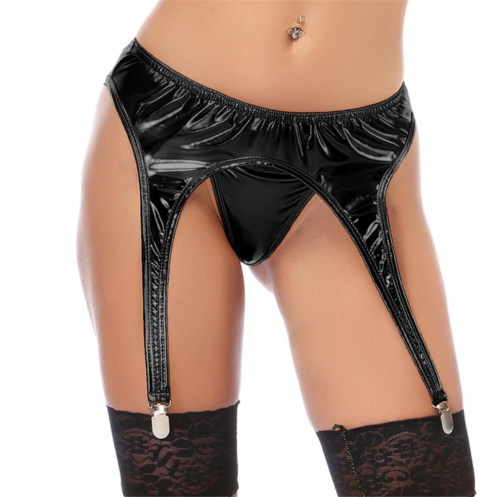 Женский кожаный зажим для пояса с подвязками, держатель для носков, застежка-липучка