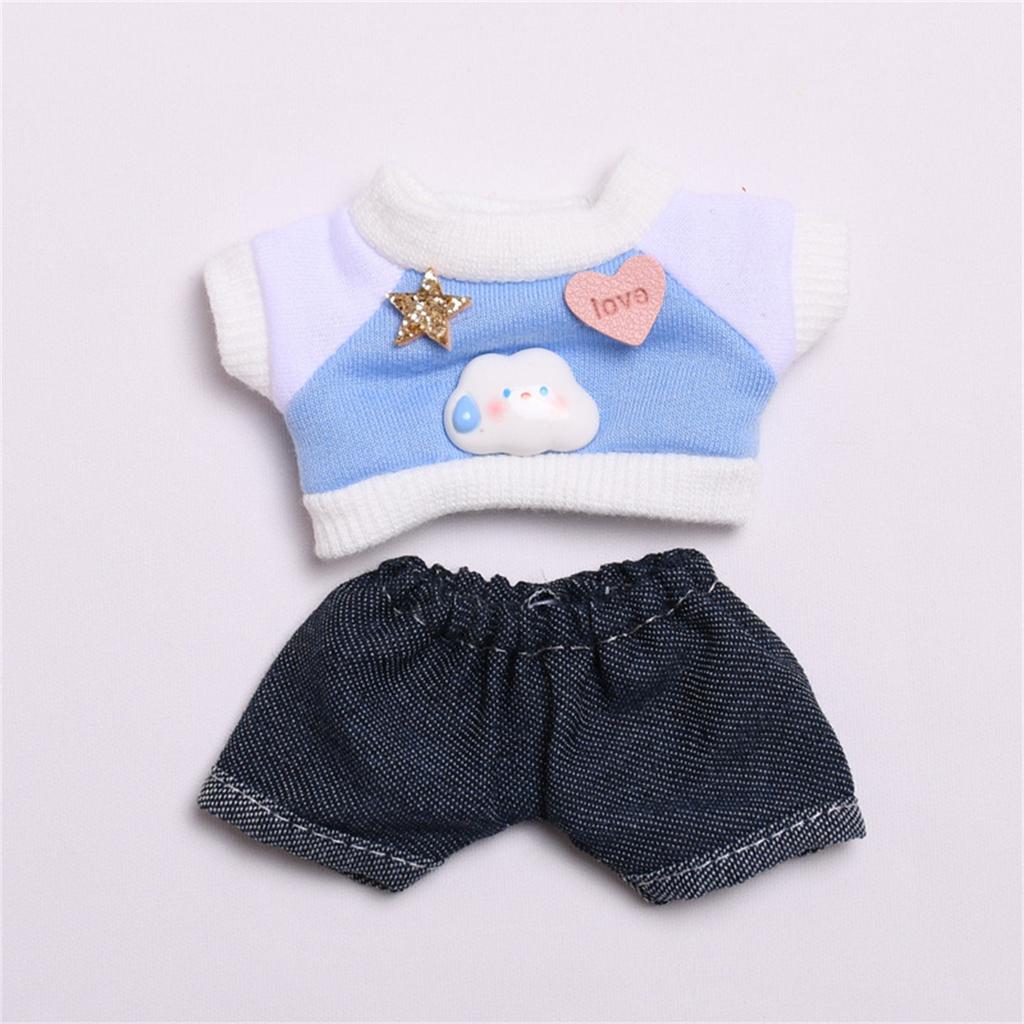 Забавная одежда для кукол, плюшевые игрушки в стиле аниме и милые аксессуары,милые куклы одежда