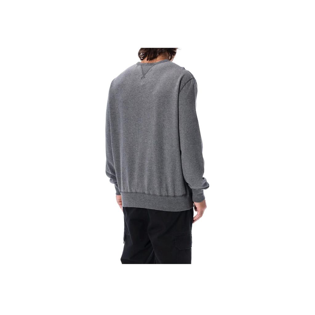 Polo Ralph Lauren FW22 Solid Logo Вышитый круглый вырез Толстовка Мужская Толстовка Серый 710766772-039