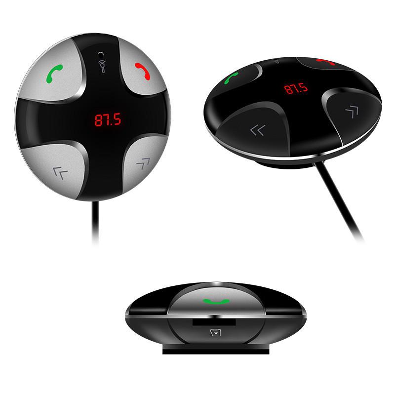 Автомобильный комплект Bluetooth MP3-плеер беспроводной аудио FM-передатчик USB поддержка SD Tf карта ЖК-дисплей 12 В автомобильное зарядное устройство для iPhone 5S 6s