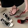 Summer Elegant High Heeled Sandals Women Sexy Slingback Narrow Strap Pumps Luxury Party Women Brand Designer Shoes Women Shoes