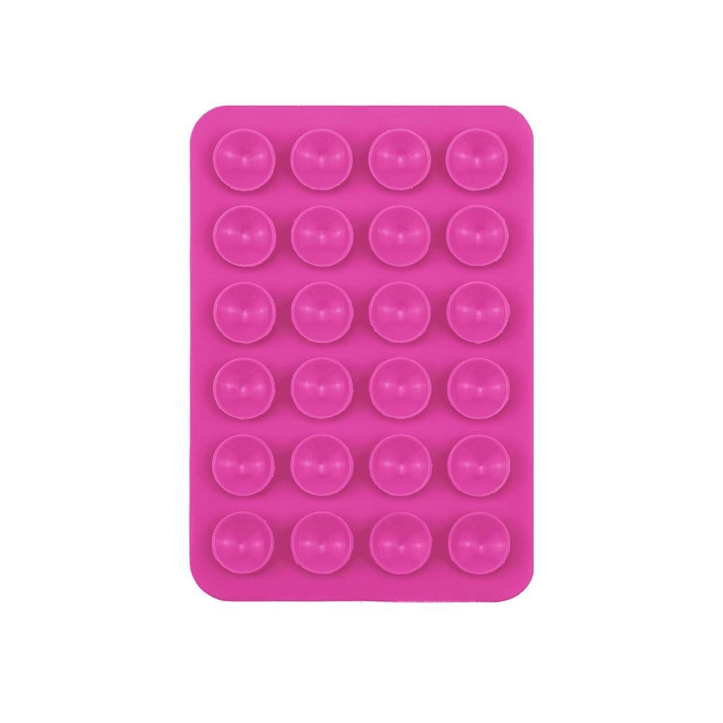 Черная силиконовая противоскользящая подставка для телефона: 24 Портативные, Минималистичные Наклейки на Присосках