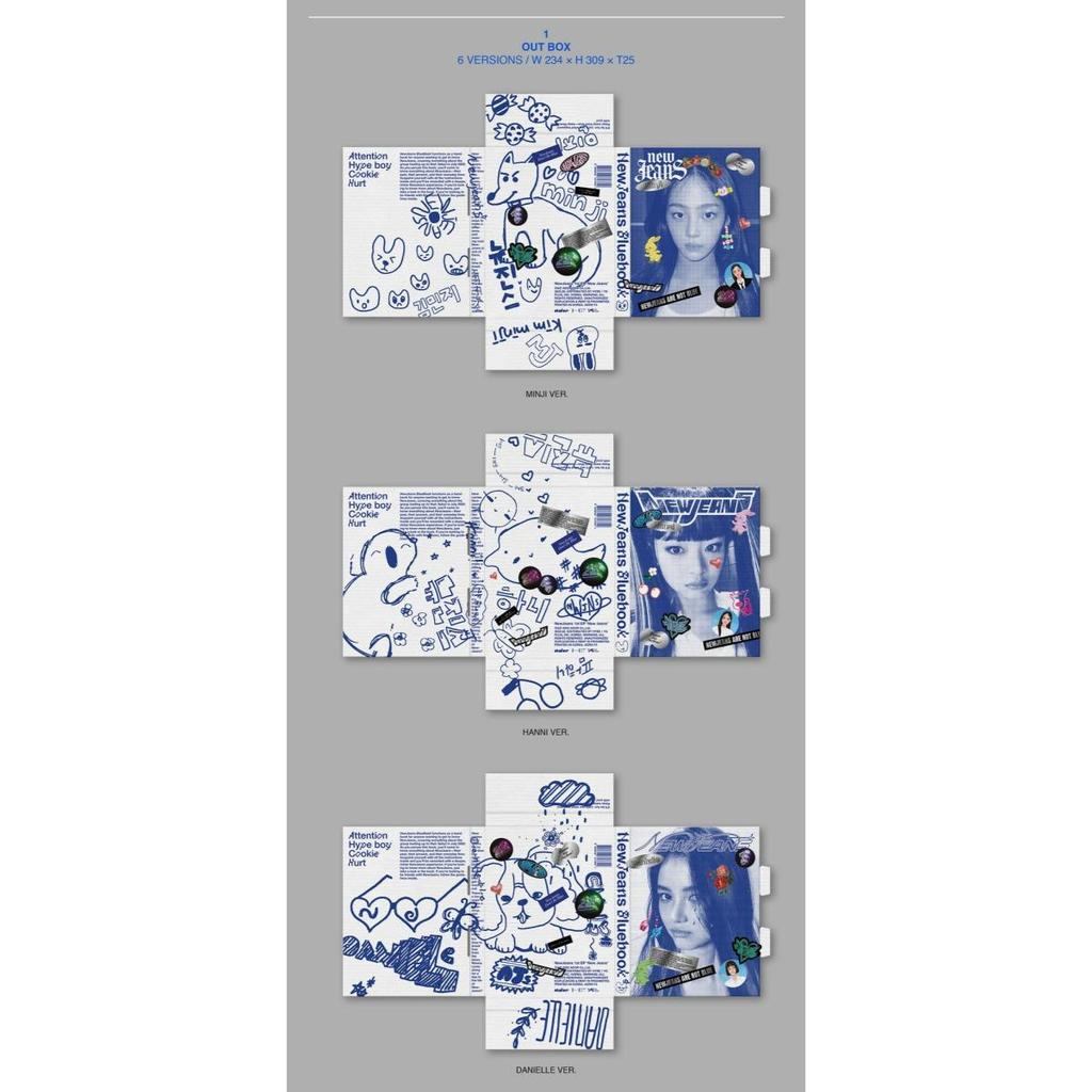 NewJeans Новые джинсы / 1-й EP-альбом (Синяя книга вер.)