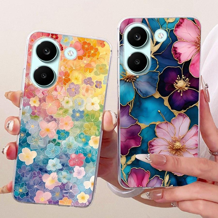 Чехол для Xiaomi Poco X8 Pro прозрачный Чехол с бантом Мягкий прозрачный силиконовый корпус Для Xiaomi Poco X8 Pro Max PocoX8Pro Чехол для телефона