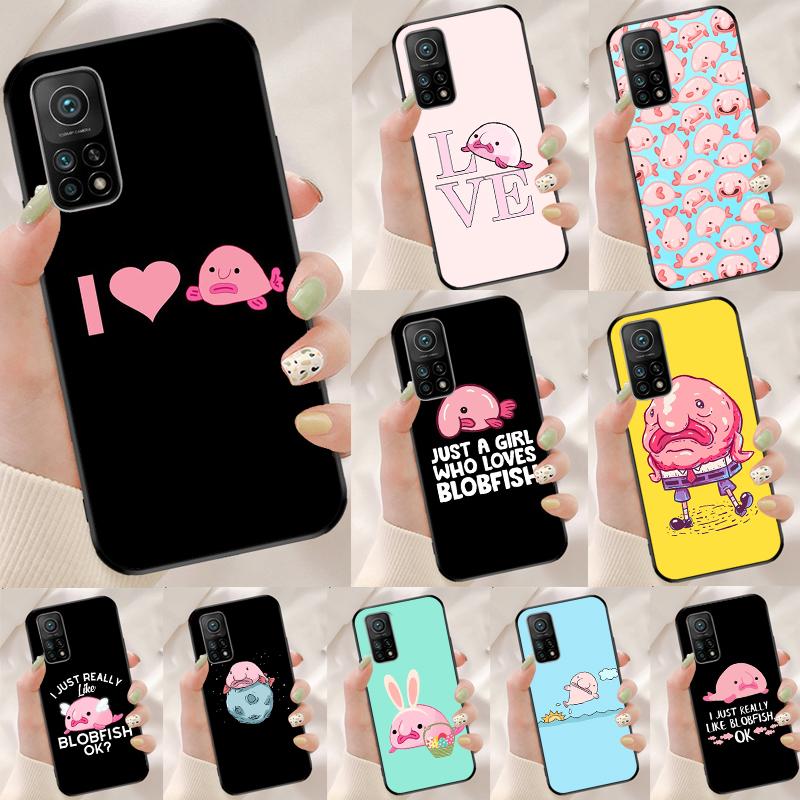 Милый чехол-рыба-капля для Xiaomi 11T 12T 13T 14T Pro 13 14 15 Ultra POCO X7 Pro X3 X5 X6 F5 F6 M6 Pro