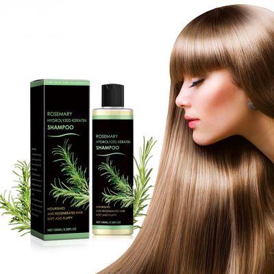 Шампунь с гидролизованным кератином и розмари Питает Восстанавливает Волосы Мягкие и Пушистые
