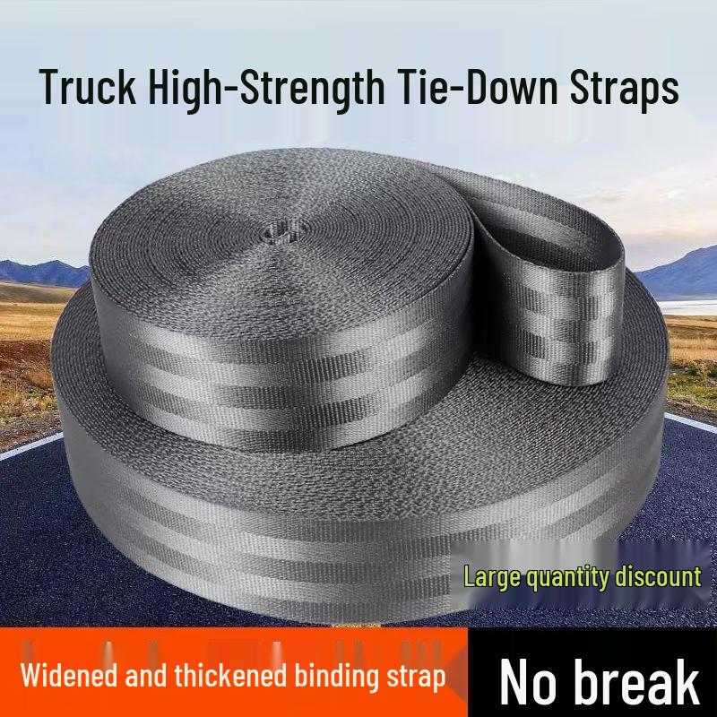 High-Strength Gray Polyester Car Hoisting Sling with Stacking Door