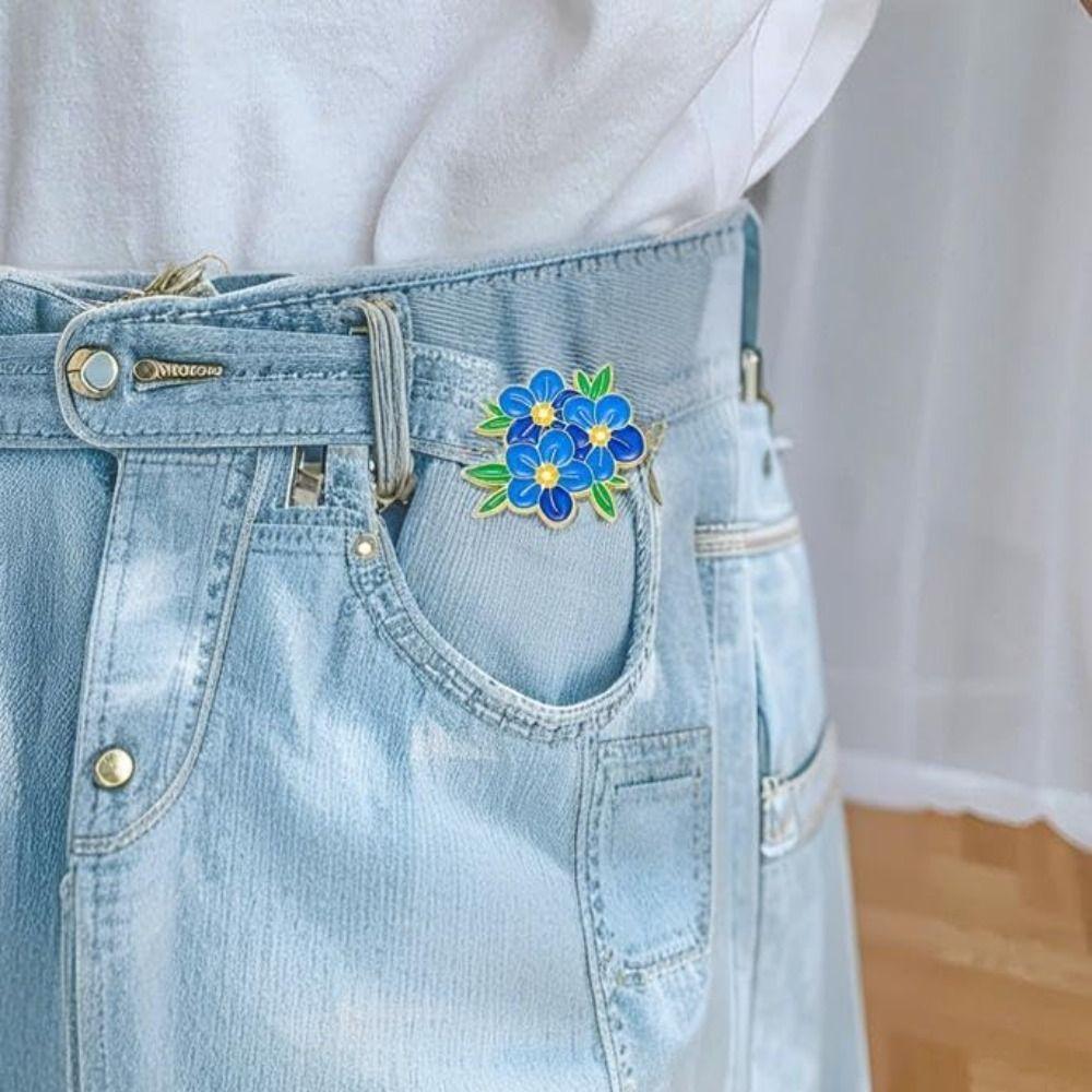 Creative Accessories Flower Language Series Badge Peony Pin Buckle Personalized Brooch for Women