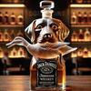 Funny Whiskey Bottle, Empty Whiskey Bottles, Dog and Duck Bottles, Sealed Bottles, Without Wine