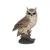 Ubia Owl Perched On a Small 19 X 13 X Garden H22287 Stump, 26.5 Cm, Figurine, Animal, Decor, Bird,