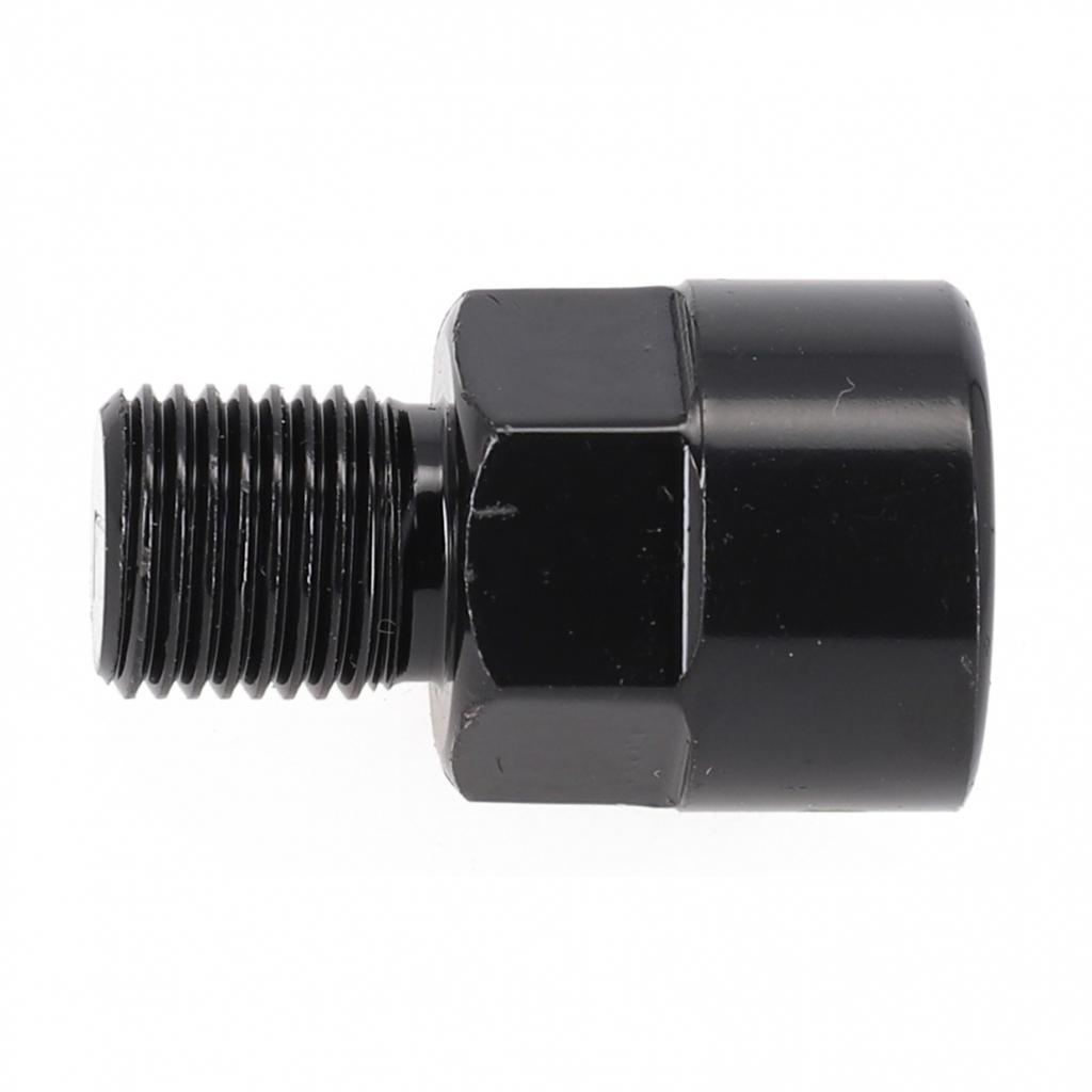 Адаптер для педалей велосипеда из алюминиевого сплава для шатунов 1/2 дюйма и педалей 14 мм, черный