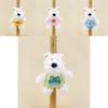 Charming And Cute Westie Plush Toy Keychain Adorable Dog Bag Accessory