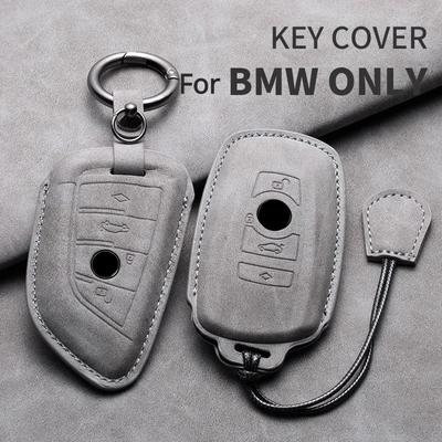 Чехол для автомобильного ключа для BMW 1 3 5 7 серии F20 F10 F20 F30 F80 X1 X3 X5 X6 X7 G20 G30 G01 G02 G05 G11 кожаный автомобильный брелок