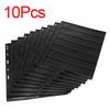 10 шт./упак. банкнота стандартная с девятью отверстиями внутренняя страница DIY штамп отрывной лист черное дно ПЭТ 6 строк
