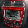 Carbon Fiber Style Center Console Sticker for Subaru Impreza WRX STI 2002-2004 LHD RHD Interior Trim Cover