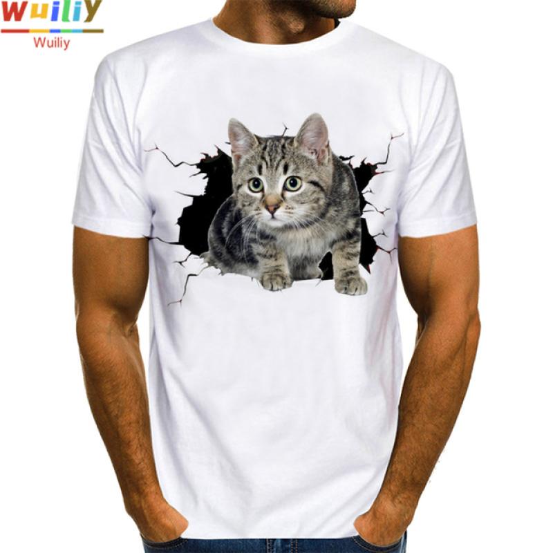 Мужская футболка с белкой, рубашка с 3D принтом, футболки с рисунком животных, топы с милым узором, мужская/женская футболка с милым лицом щенка, забавная футболка с домашним животным