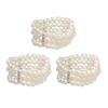 Faux Pearl Bracelet Women Retro Wrist Bracelet Ladies Rhinestone Stretch