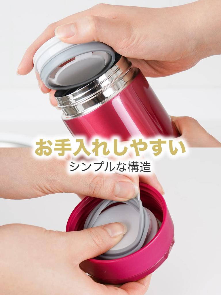 Бутылка для воды Wahei Freiz Легко моющаяся кружка из нержавеющей стали 1 л Красная Термос/Холодная Вакуумная изоляция Бутылка Fortec Thirsty RH-1609