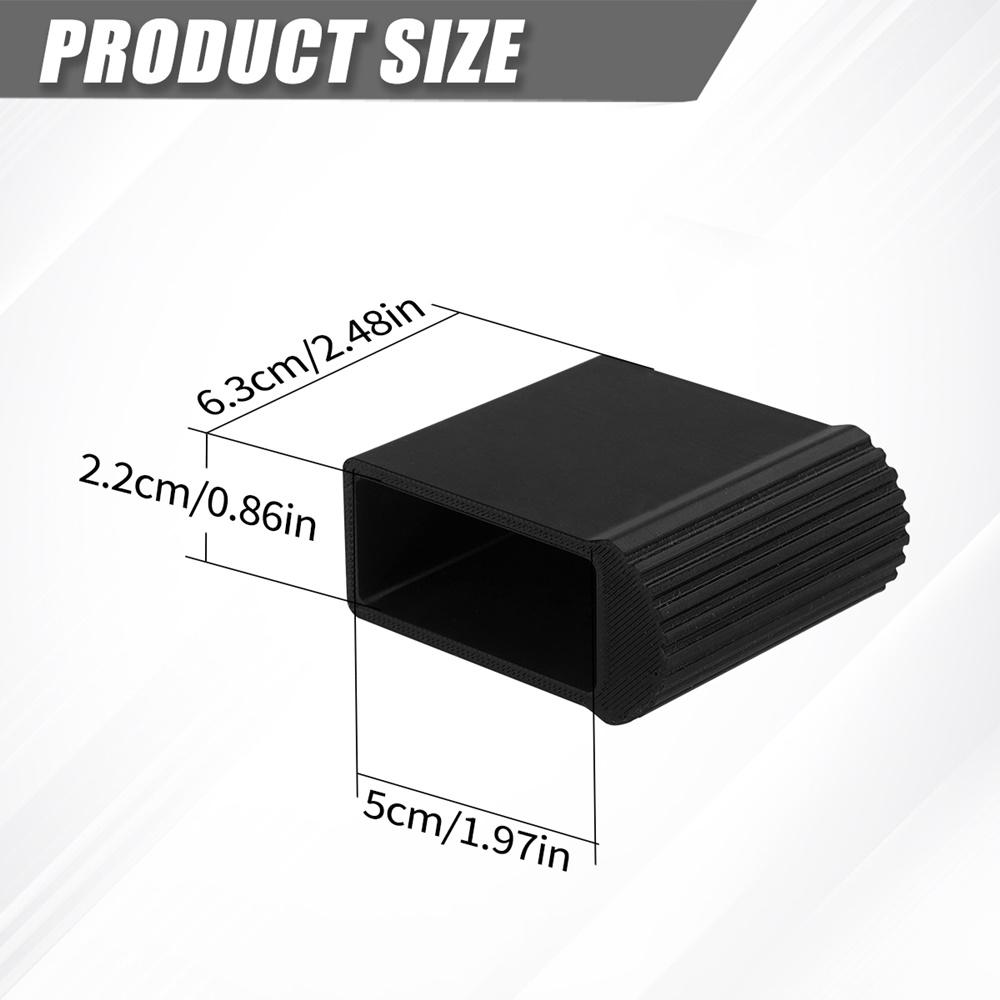 2/4/8/12PCS50x22mmWire Foot Outer Shoe Replacement Shoe Accessory Rubber Foot Can Also Be Used For Horizontal Ladder Rubber Foot