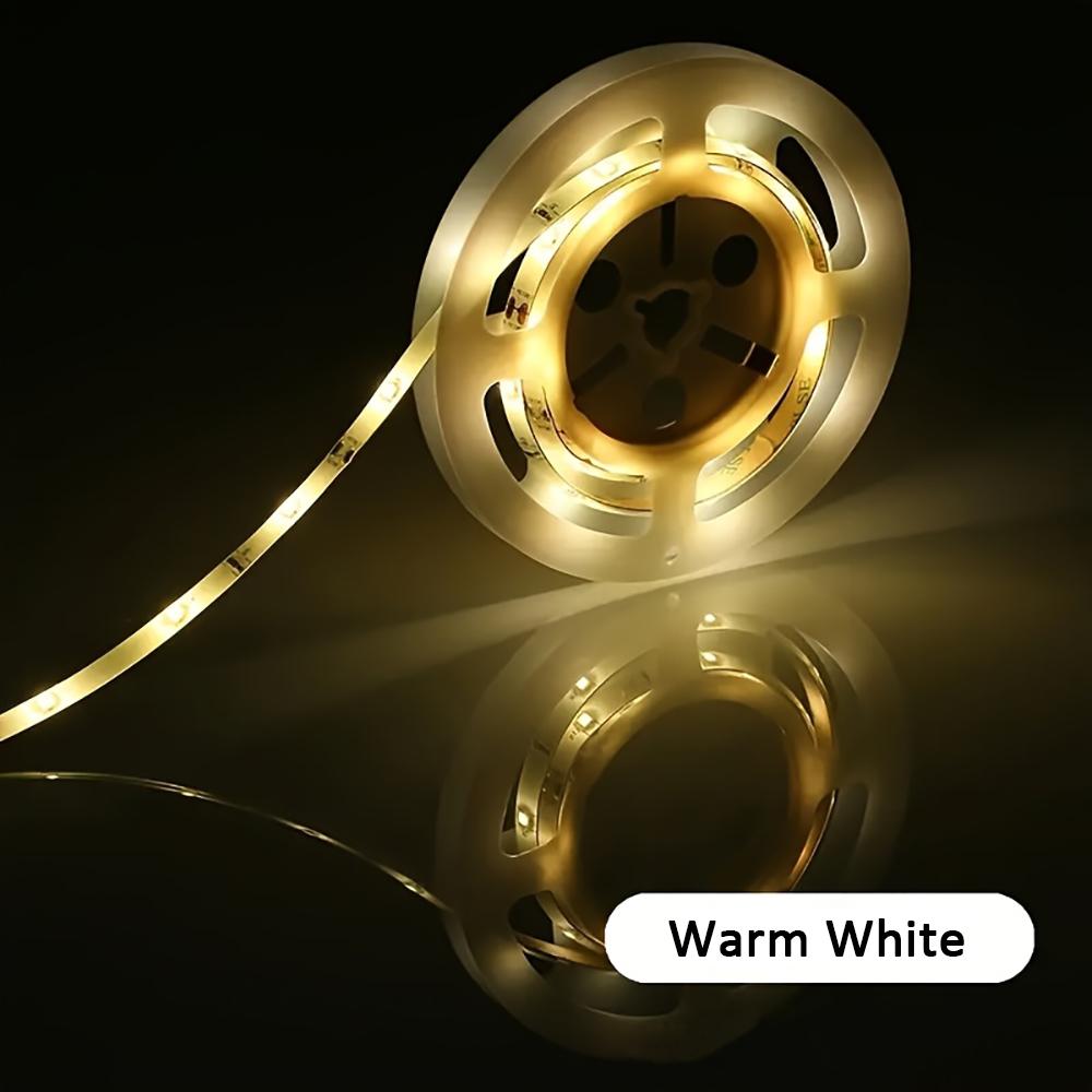 USB Led Strip Lights DC 5V 2835 White / Warm White Led Lights with ON/OFF Switch for Bedroom, Mirror, Cabinet, Wardrobe, TV