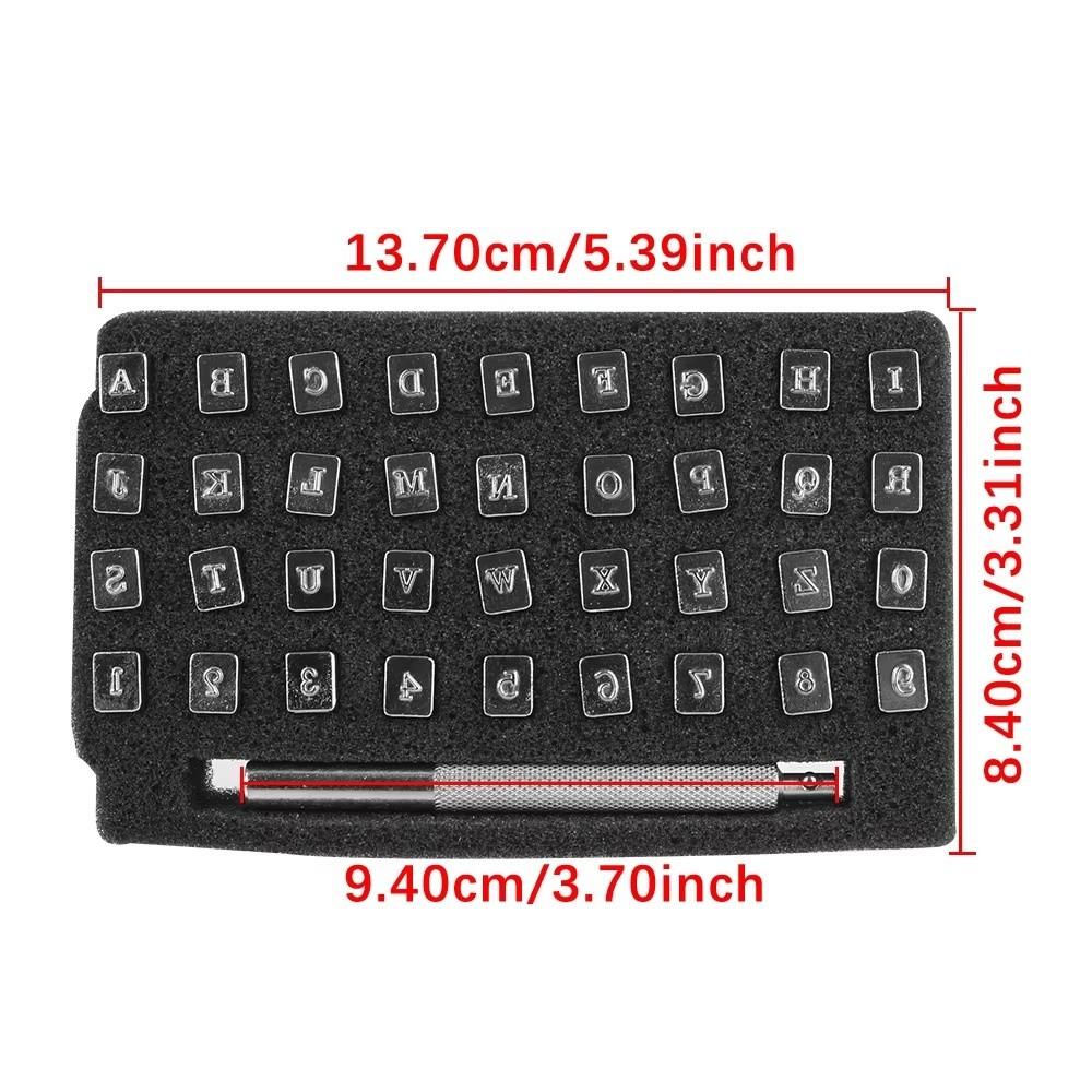 DIY Leather Stamping Tool 26 Capital Letter Stamp Punch Set Punch Set Leather Crafting Tool