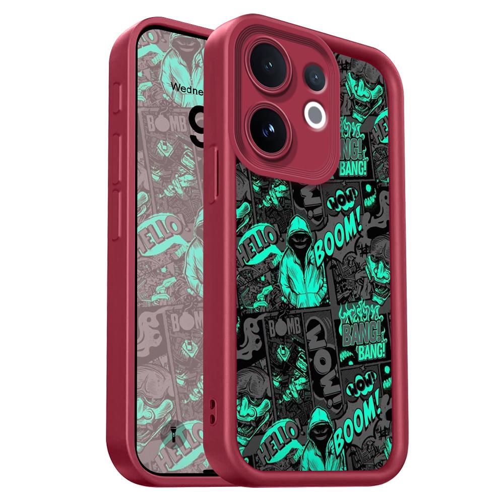 Dark Clown Phone Case For VIVO V60 V50 V40 Lite V30 V29 V29E V27 V27E V25 V25E V23 V23E Pro 4G 5G Staircase Soft Cover
