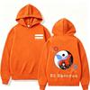 Autumn Men's Women's Hoodies Yin Yang Tai Chi Butterfly Printing Unisex Fashion Pullover Long Sleeves Loose Casual Vintage Sweatshirts