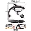 Acoustic Guitar Capo [Silver, Gold, Black, or Bronze] Strong String Hold! One-Touch Shark Capo "A cool metallic shark-inspired design." Shark Guitar C