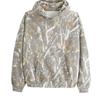 2023 Autumn New Men's and Women's Camouflage Hoodie with Maple Leaf Print Oversized Sports Hoodie