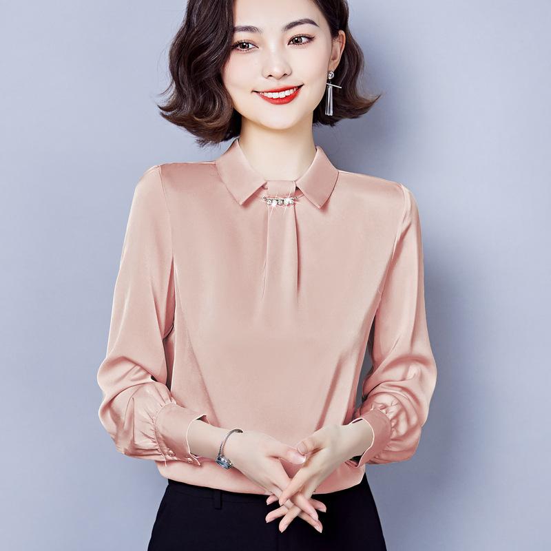 Summer Women's Clothing Style Shirt Women's Blouse Silk Chiffon Shirt Fashionable Shirts